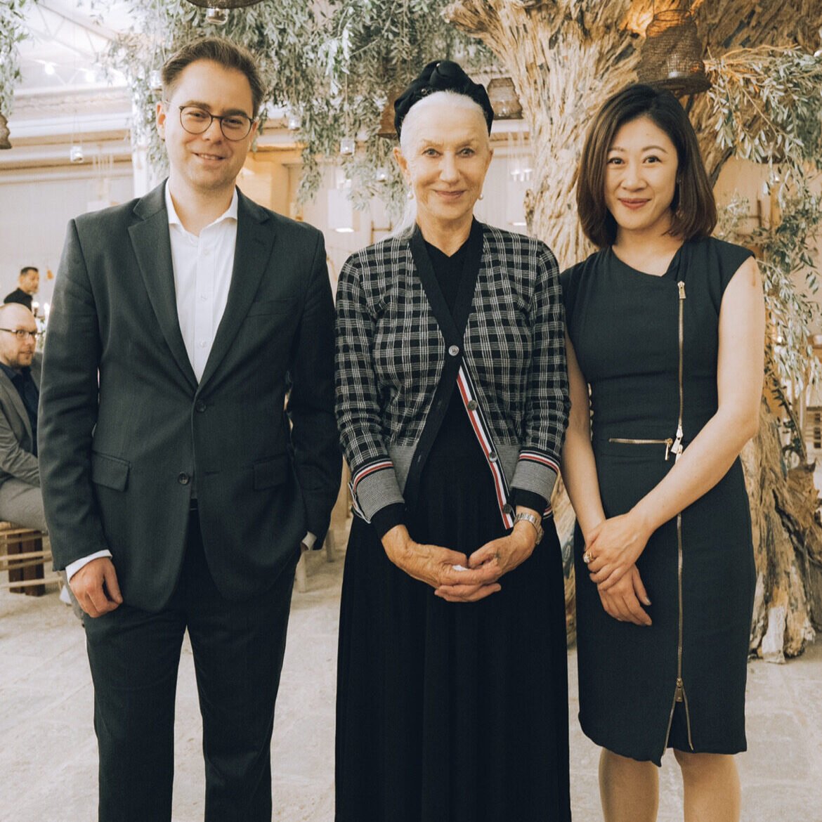 fundraising event with Helen Mirren